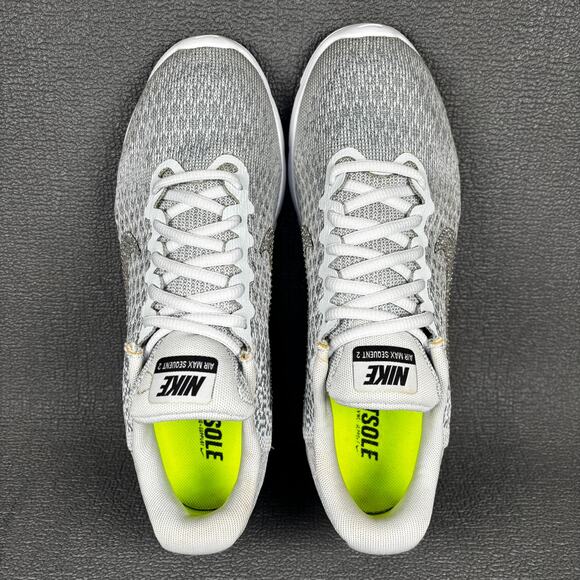 π΄ Nike Air Max Sequent 2 Women`s Size 8.5 Silver White Running Shoes 852465-001 - Picture 6 of 8